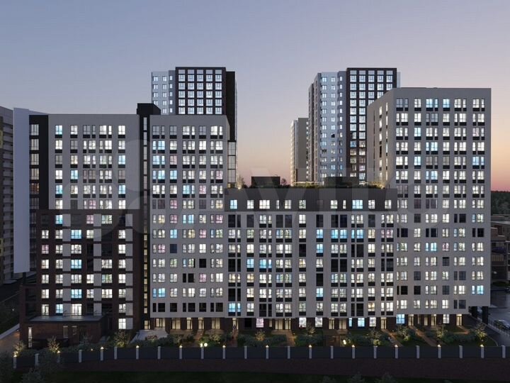 2-к. квартира, 58,3 м², 14/16 эт.