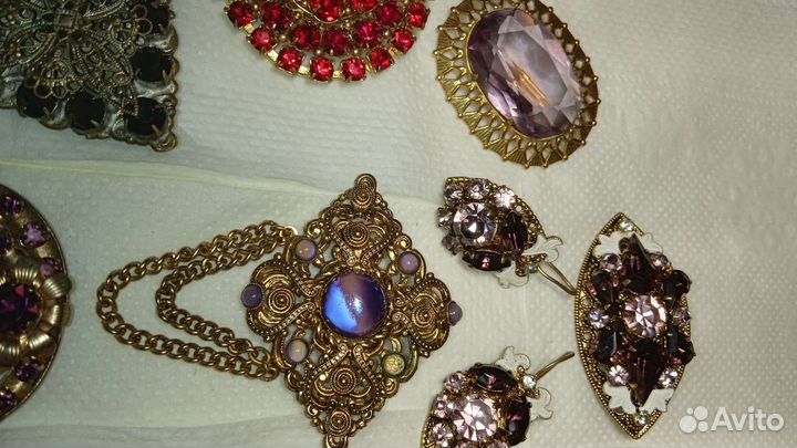 Броши СССР, Чехословакии, шикарные, редкие