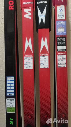 Беговые лыжи Rossignol premium, Madshus redline