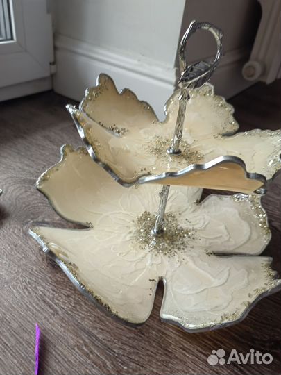 Этажерка из эпоксидной смолы для Натальи