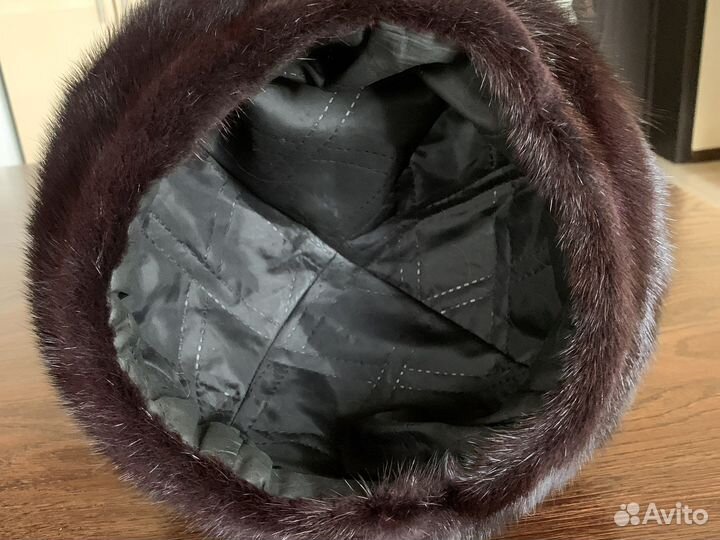 Берет (натуральная норка)