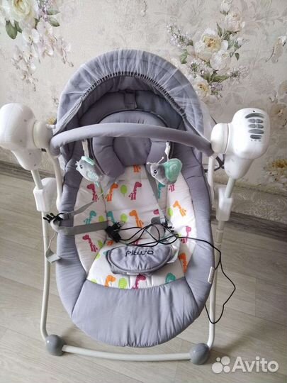 Детские электронные качели для новорожденных