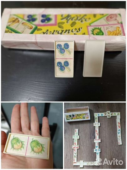 Настольные игры для детей СССР и коробка пустая
