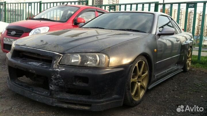 Капот L-Style на Nissan Skyline R34