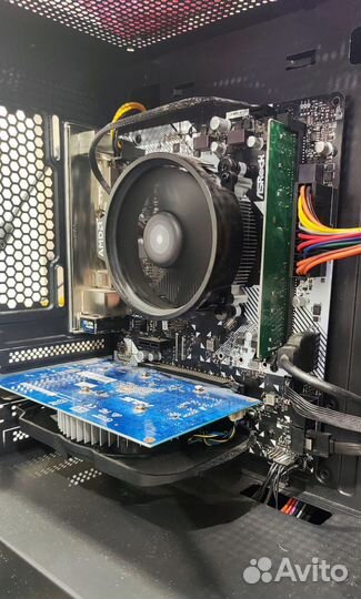 Комплект Ryzen 3, A320M, 8Gb, кулер