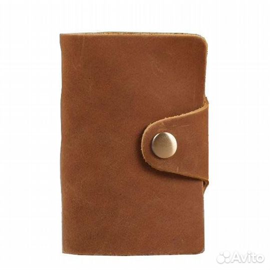 Визитница натуральная кожа