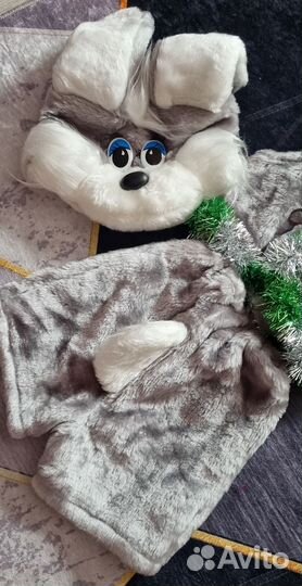 Новогодний костюм зайчик