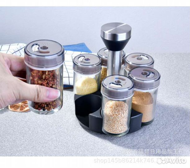 Набор ёмкостей для специй, органайзер для специй