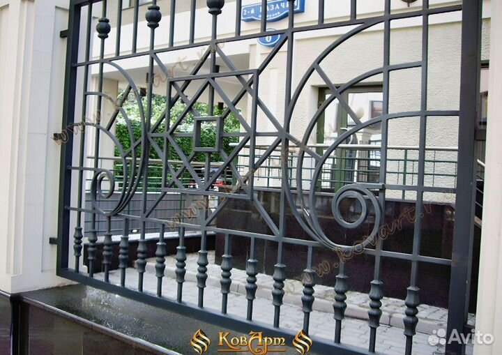 Кованый металлический забор. арт: O655