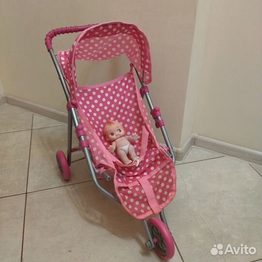 Каляска детская игрушечная и игрушка