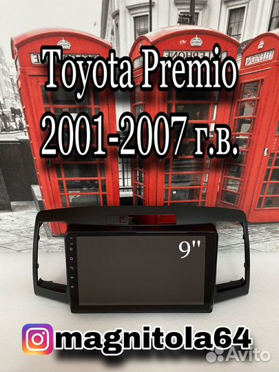 Android магнитола Toyota Premio 2001-2007