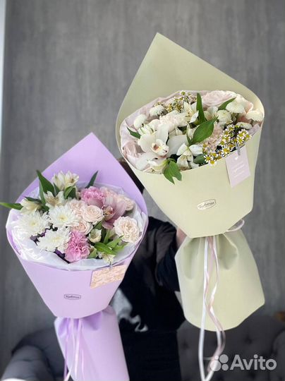 Букет живых цветов 