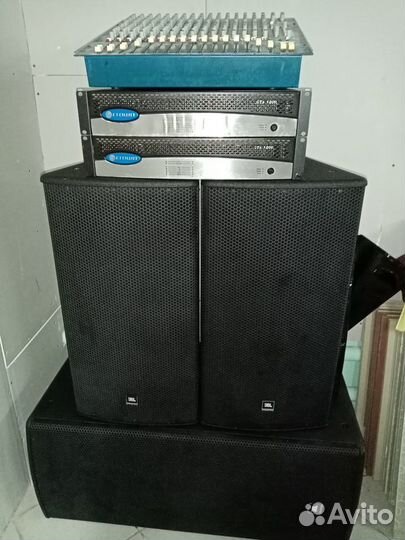 Комплект музыкальной аппаратуры для кафе,ресторан