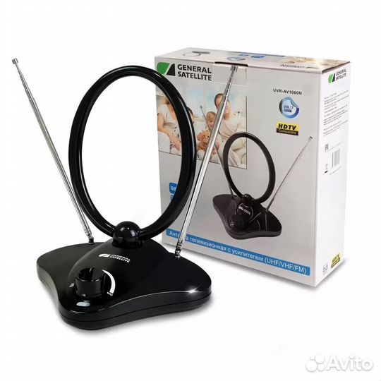 Антенна комнатная с усилителем