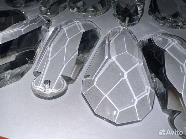 Подвески от чешской хрустальной люстры (СССР)