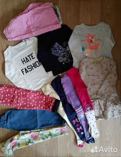 Пакет вещей 92-104размера