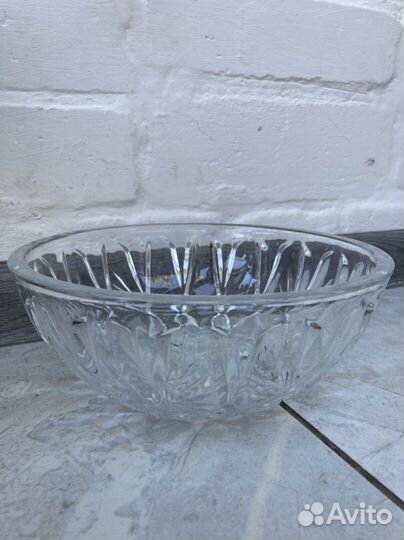Салатник хрустальный