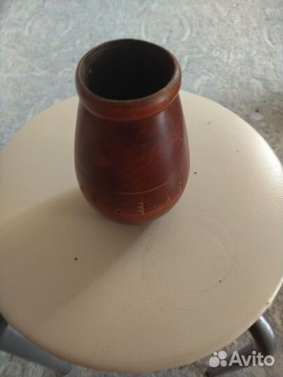 Вазочка деревянная СССР