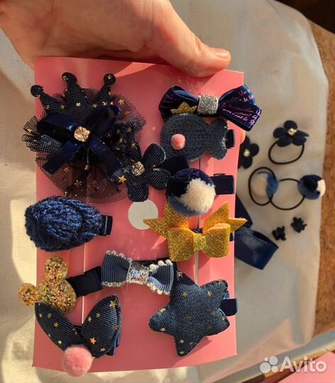 Набор резинок и заколок в подарочной упаковке