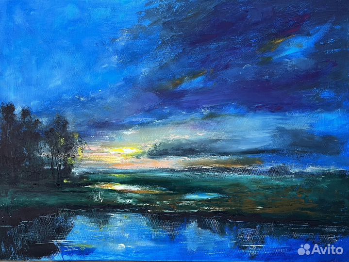 Картина маслом на холсте 