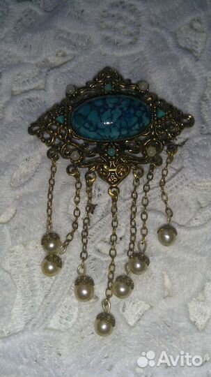 Винтажные украшения из чешского стекла