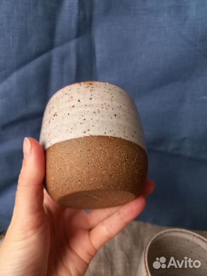 Керамические стаканы ручной работы