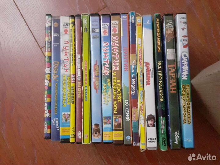 Детские фильмы, мультфильмы на дисках