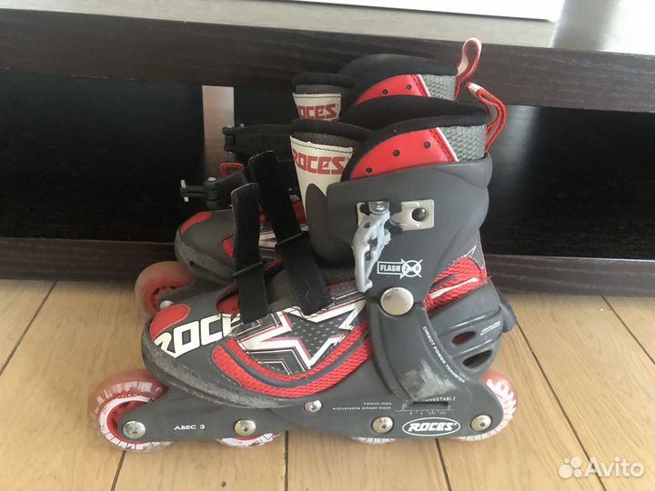 Роликовые коньки детские раздвижные