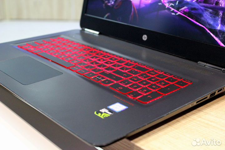 Игровой HP Omen i5/ 12GB/ GTX/ SSD/ 17.3