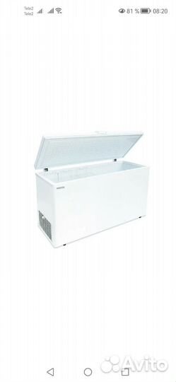 Морозильный ларь с глухой крышкой бу