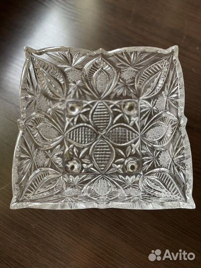 Ваза для фруктов на ножке СССР