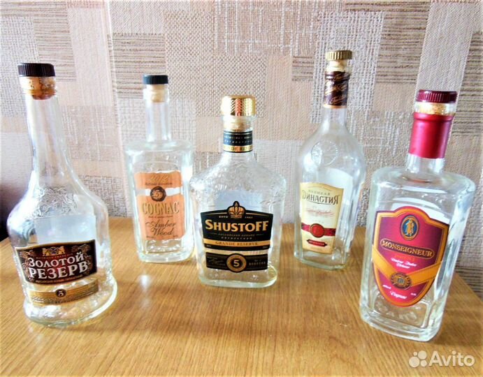 Бутылки для коллекции и рукоделия