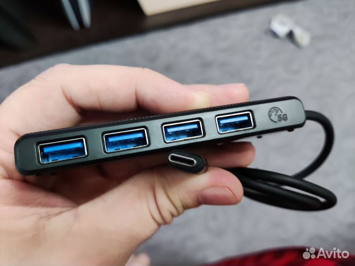 USB хаб 3.0 type C