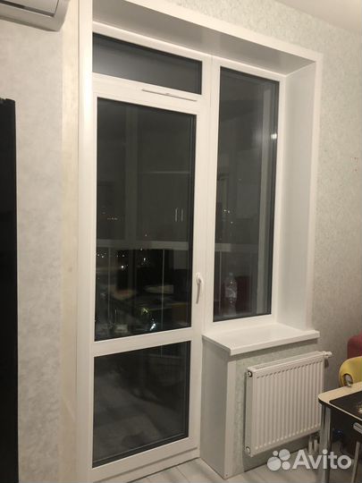 Балконный блок с дверью