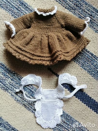 Вязаная кукла, одежда для нее