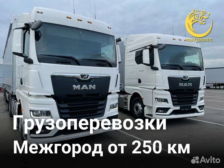 Грузоперевозки от 250 км