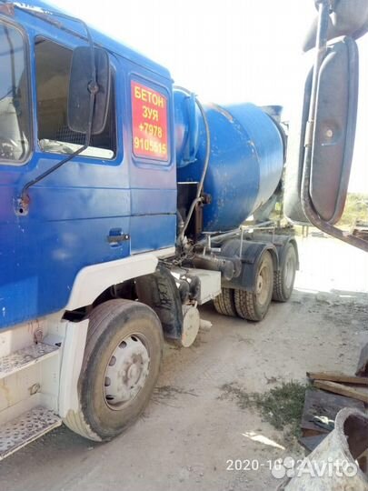 Автобетоносмеситель MAN F2000, 1989