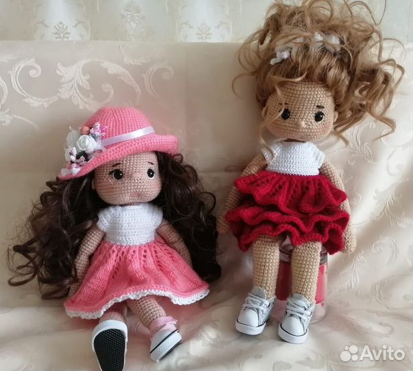 Кукла интерьерная, вязанная крючком