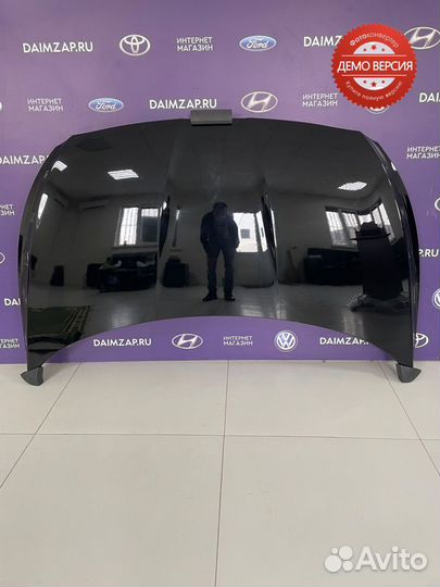 Капот Hyundai Solaris 1 (2010-2015) черный