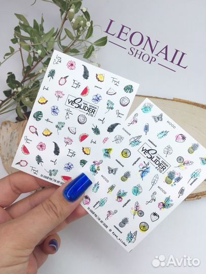 Yes Slider слайдеры для ногтей новинки 