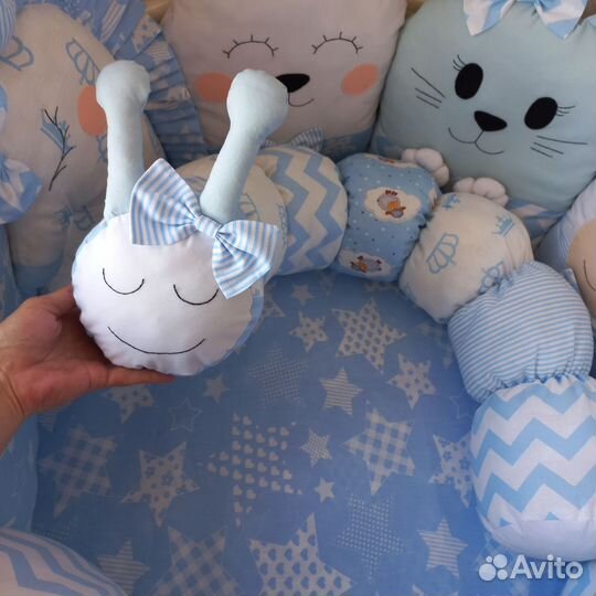 Бортики для детской кроватки новые