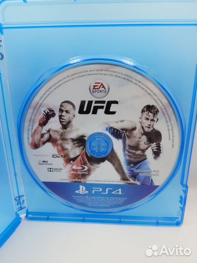 UFC PS4 (б/у, англ.) без обложки