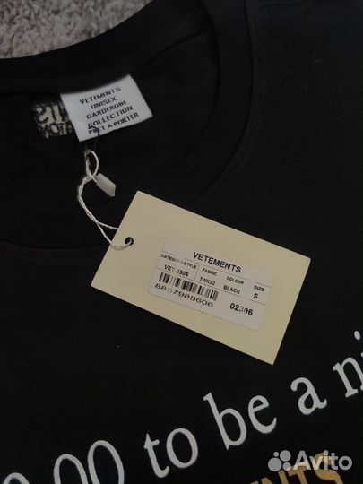 Футболка vetements (Арт.38635)