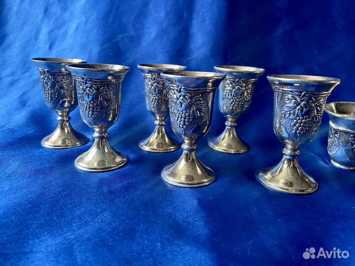 Мельхиоровые рюмки