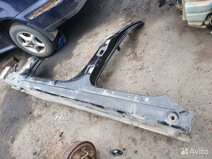 Порог со стойкой левый Mercedes S W220 Long 220