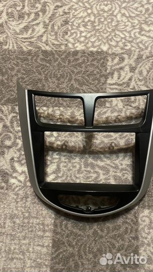 Рамка для магнитолы hyundai solaris 1