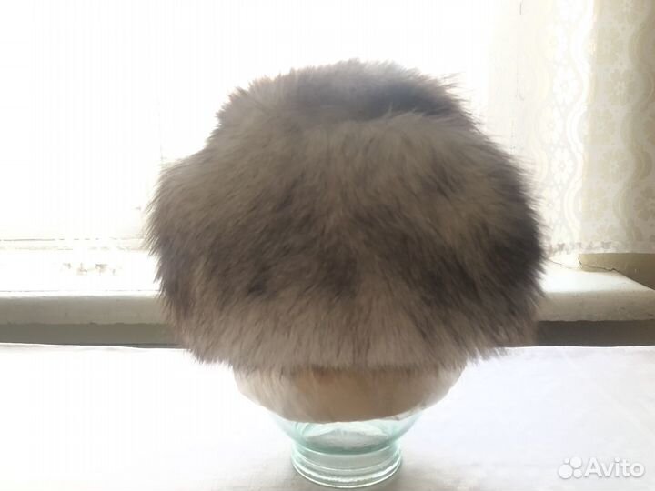 Шапка зимняя женская новая песец р.56