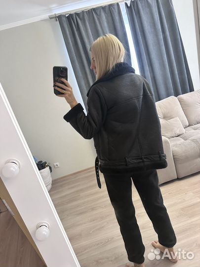 Дубленка авиатор