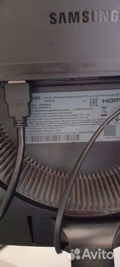 23.5 Монитор Samsung C24RG50FQI Изогнутый