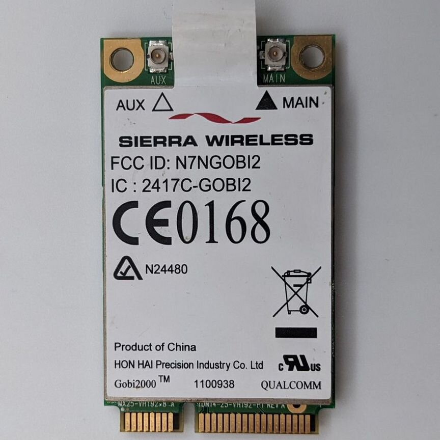 [N7NG0BI2] 3g Модуль (Модем) Toshiba, Sierra Wirele